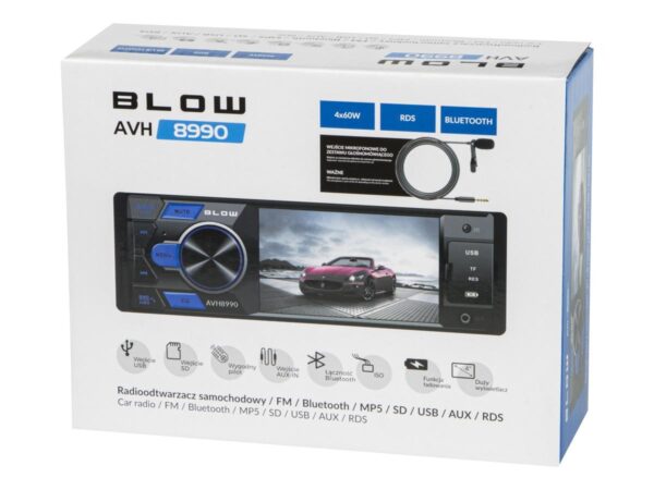 Raadio BLOW PRO78-336 4x60W BLUETOOTH