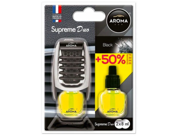 AROMA Supreme Duo 'Black' õhuvärskendaja 2x7ml