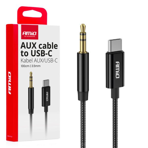 AMiO USB-C - AUX kaabel 100cm