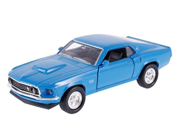 Ford Mustang sinine mudelauto 1:34