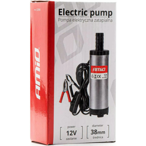 AMiO elektriline pump lülitiga 38mm 12V