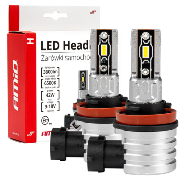 AMiO LED pirnid H8/H9/H11 42W