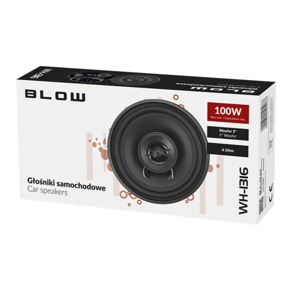 BLOW WH-1316 kõlarikomplekt 5"/12cm 100W 2tk