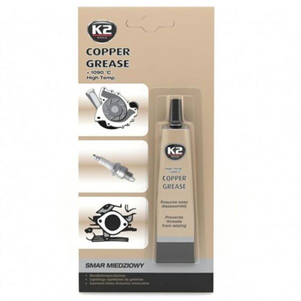 K2 COPPER GREASE vasemääre tuubis 1090 °C 20g