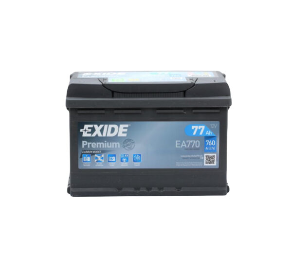 Autoaku EXIDE Premium EA770 77Ah 760A 278x175x190mm (-+)
