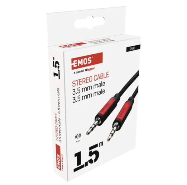 EMOS AUX ühenduskaabel 3,5 mm /  1,5 m