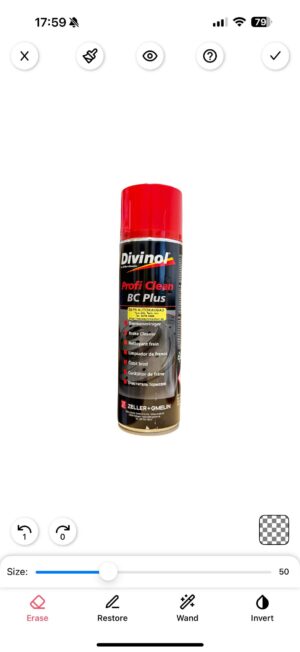 DIVINOL Profi Clean BC Plus piduriosade puhastusvahend 500ml