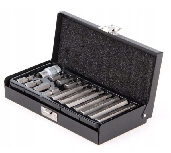 YATO 1/2" TORX otsikute komplekt  T20-T55 15-osaline