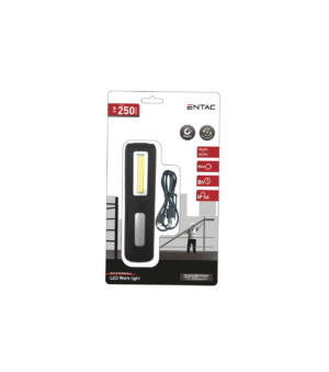 ENTAC akuga taaslaetav töölamp 250LM 8h 5m