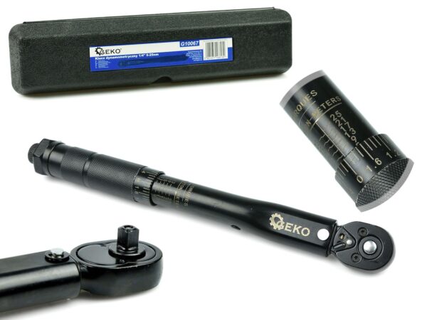 GEKO 1/4" momentvõti 5-25Nm 270mm