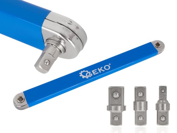 GEKO nihkega pikendusvõti 390mm (1/4", 3/8", 1/2")