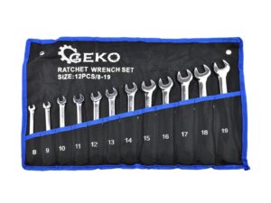 GEKO leht-käristivõtmete komplekt seinale 8-19mm
