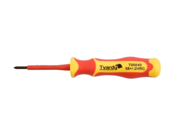 TVARDY ristpeaga isoleeritud kruvikeeraja PH0x60 VDE