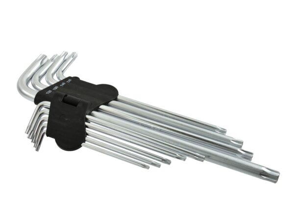 GEKO pikkade TORX võtmete komplekt T15-55 9-osaline
