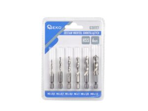 GEKOI HSS keermepuuride komplekt M3-M10 6-osaline