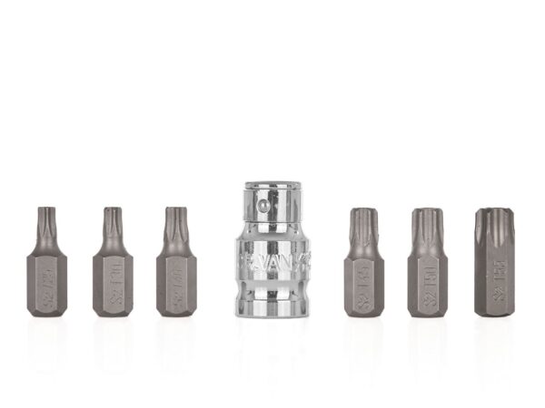 GEKO TORX otsikute ja üleminekute komplekt T25-T55 7-osaline