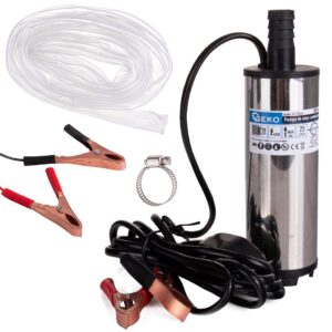 GEKO sukeldatav õlipump koos 3M voolikuga 25L/min 12V