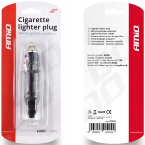AMiO kaitsmega sigaretisüütaja tarbijapistik 12V/24V