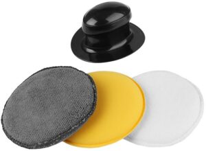 CarMotion käepidemega vaha aplikaatorpatjade komplekt 12,5cm 3tk