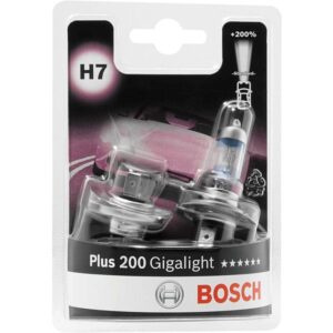 BOSCH Plus 200 GIGALIGHT hõõgpirn 12V 55W H7 +200% 2tk